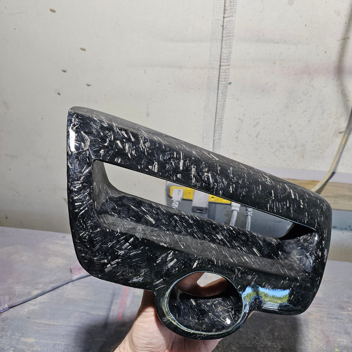 Forged Carbon Fiber Center Clock Bezel for 2003-2004 Infiniti G35