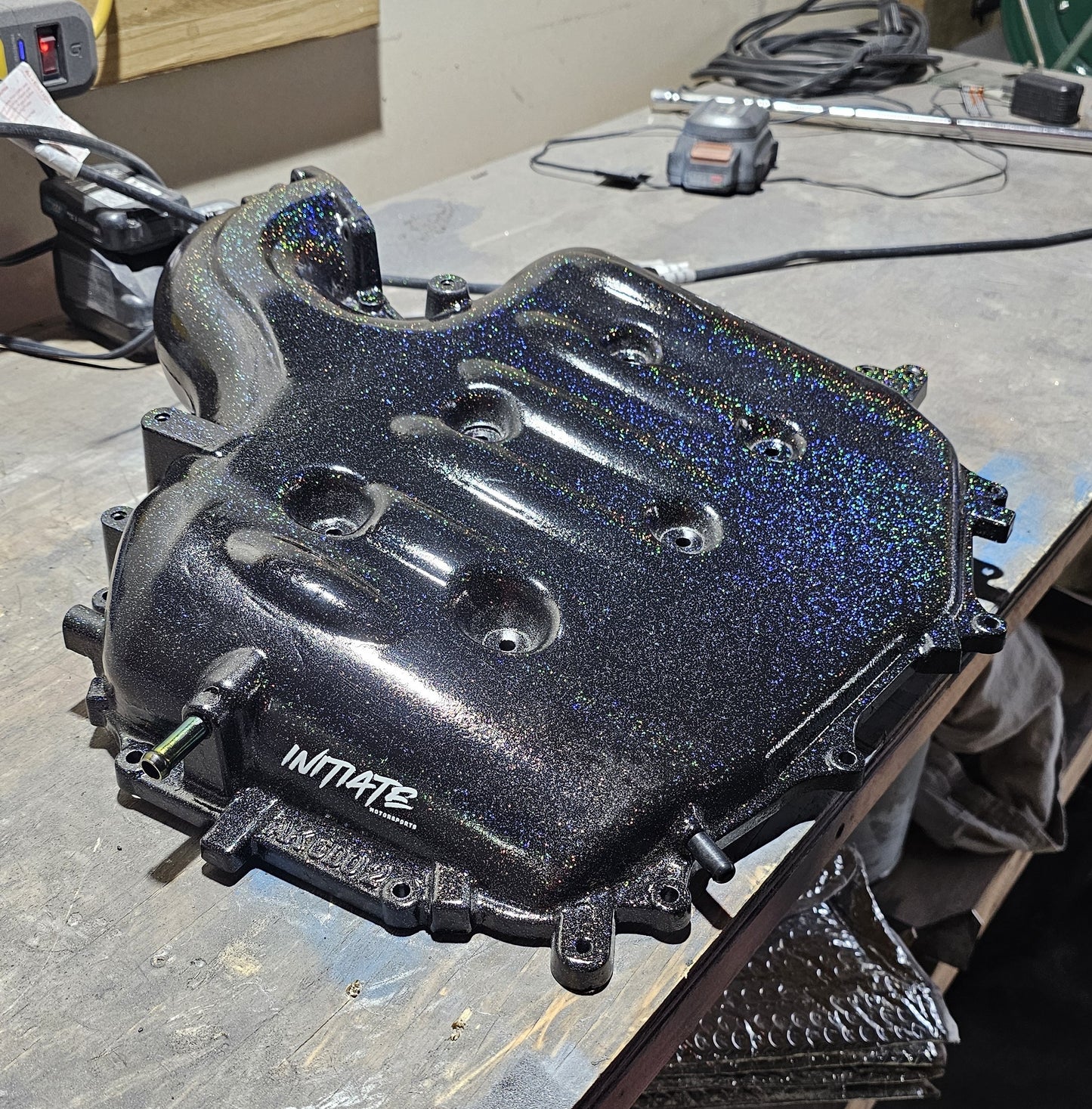 VQ35DE Ported, Polished and Ceramic-Coated Upper Plenum