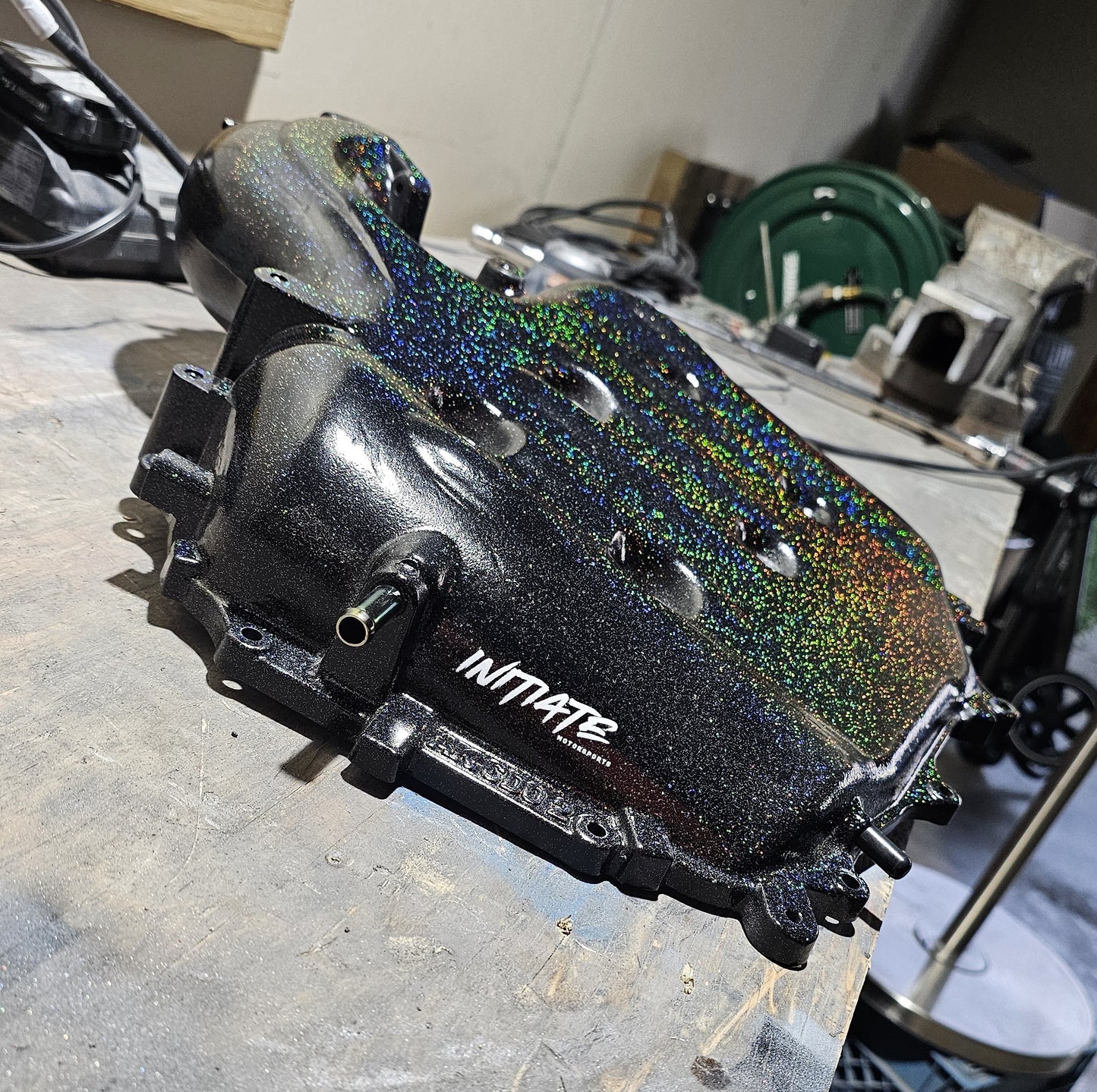 VQ35DE Ported, Polished and Ceramic-Coated Upper Plenum