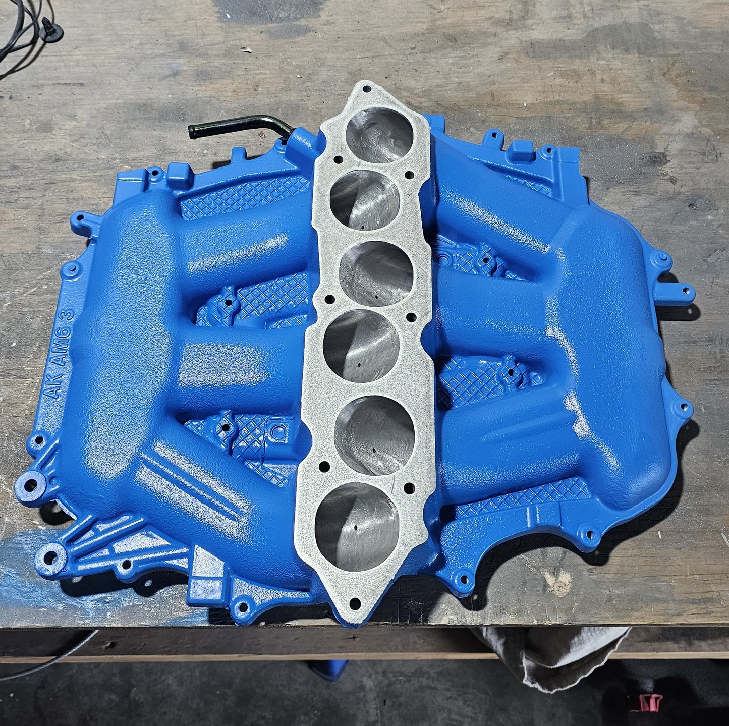 VQ35DE Ported, Shaved, Polished, and Ceramic-Coated Lower Plenum