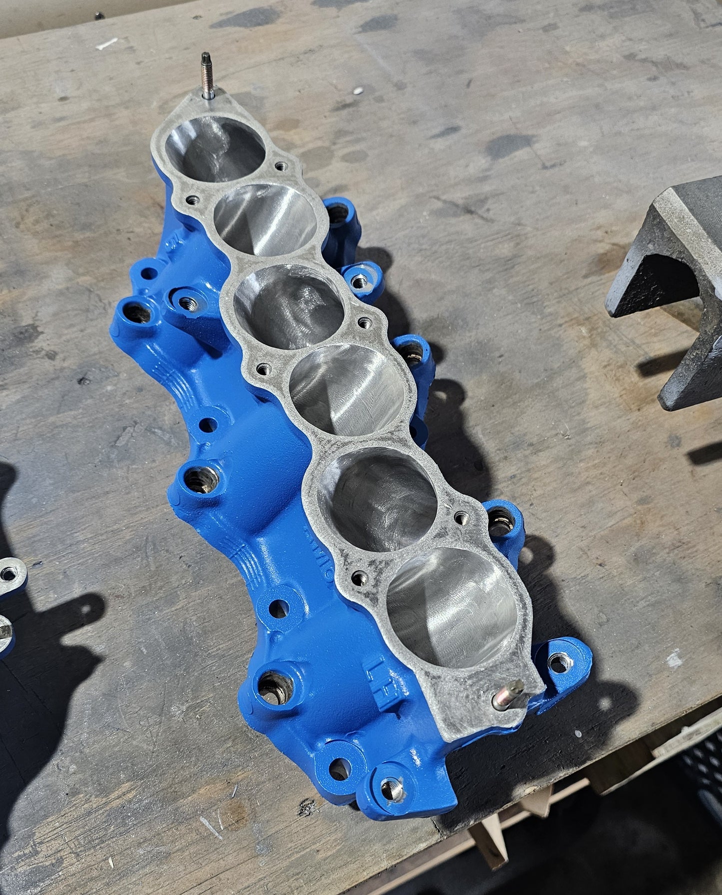 VQ35DE Ported, Polished, and Ceramic Coated Lower Manifold
