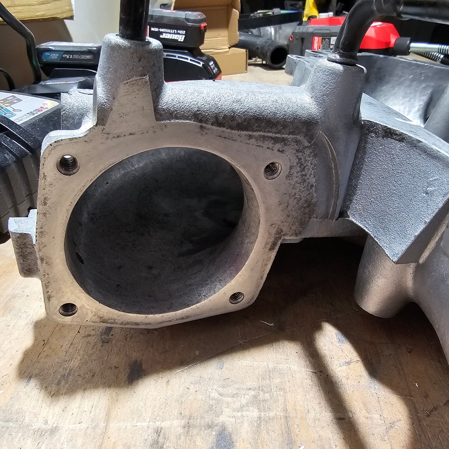 VQ35DE Ported, Polished and Ceramic-Coated Upper Plenum