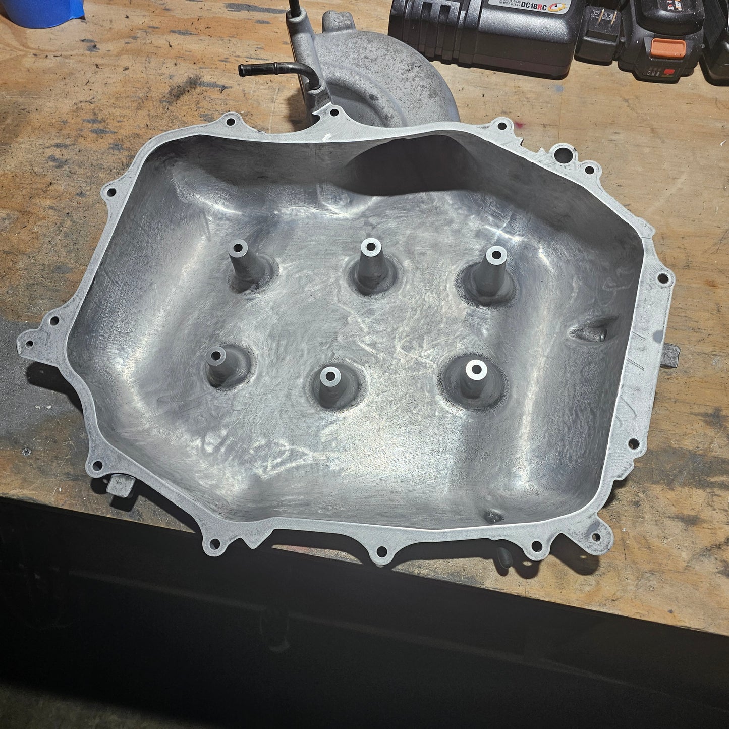 VQ35DE Ported, Polished and Ceramic-Coated Upper Plenum