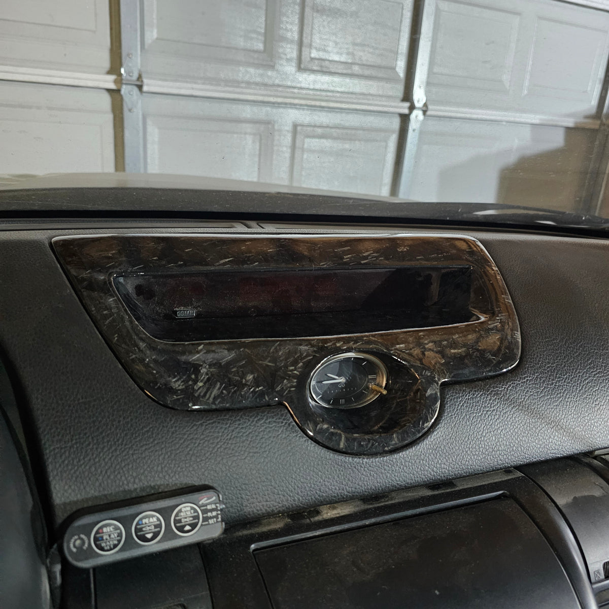 Forged Carbon Fiber Center Clock Bezel for 2003-2004 Infiniti G35