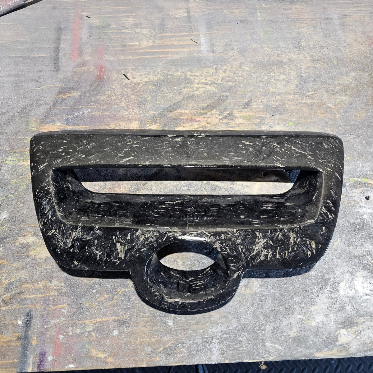Forged Carbon Fiber Center Clock Bezel for 2003-2004 Infiniti G35