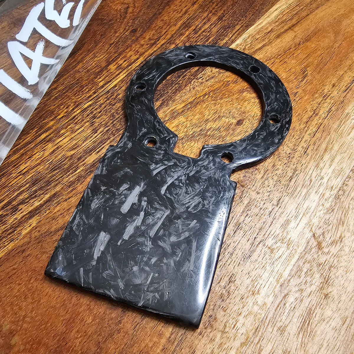 Forged Carbon Fiber Cruise Control Button Relocation Bracket