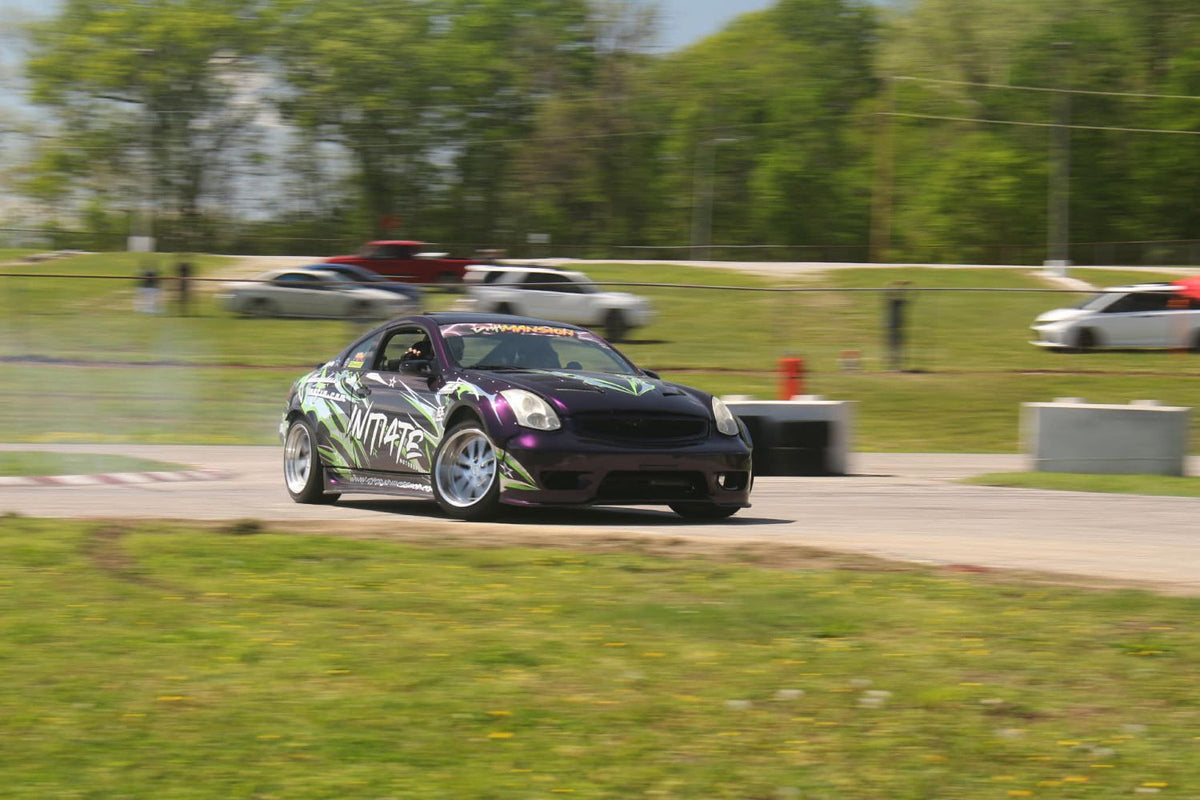 Initiate Motorsports G35 at speed on track