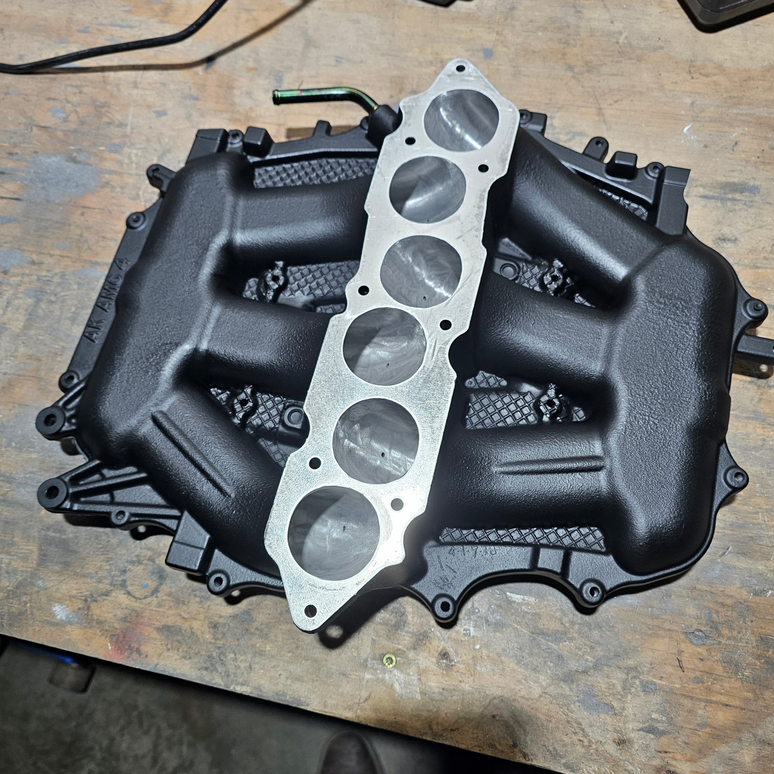 VQ35DE Ported, Shaved, Polished, and Ceramic-Coated Lower Plenum ...